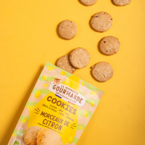 Cookies bio morceaux de citron