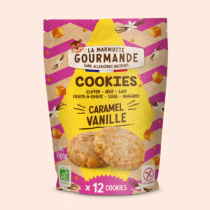 cookies sans gluten caramel vanille