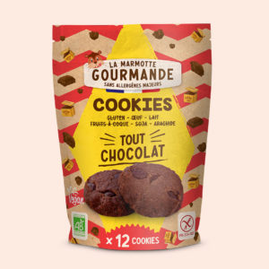 Cookies bio tout chocolat
