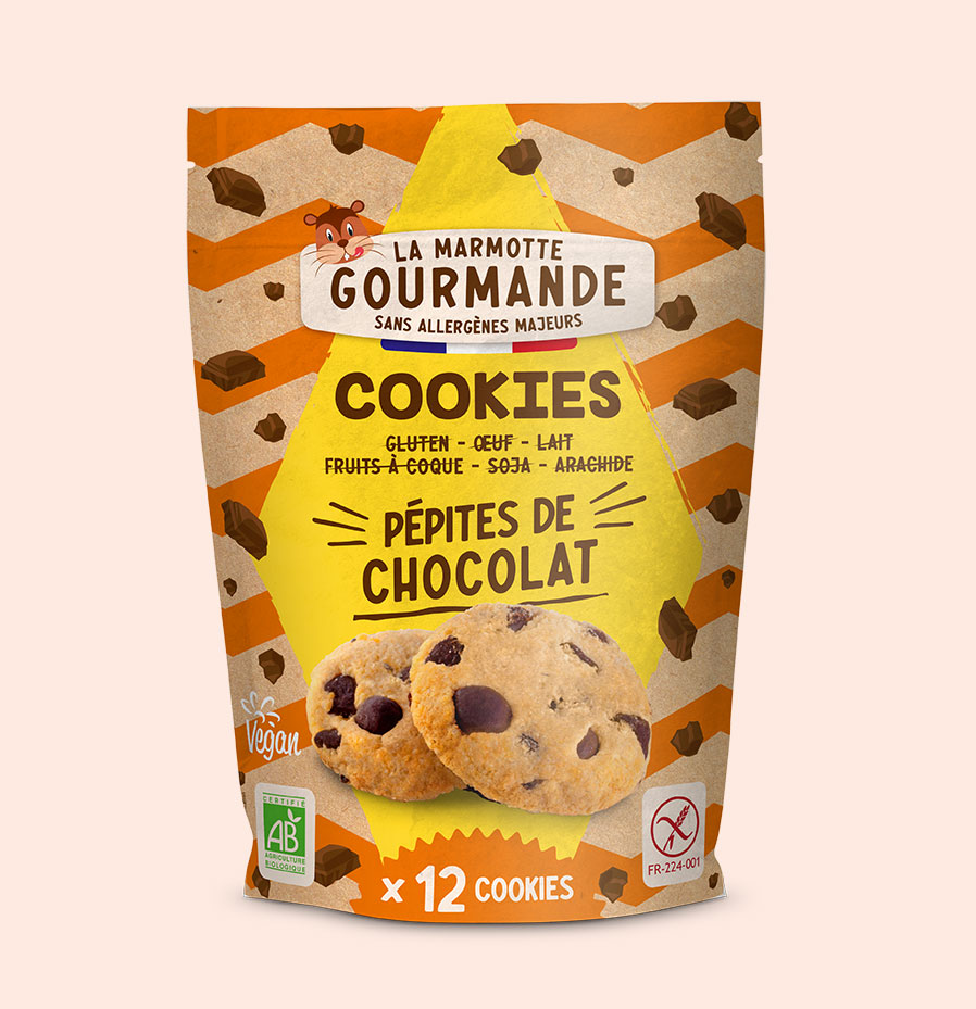 cookies sans gluten pepites chocolat