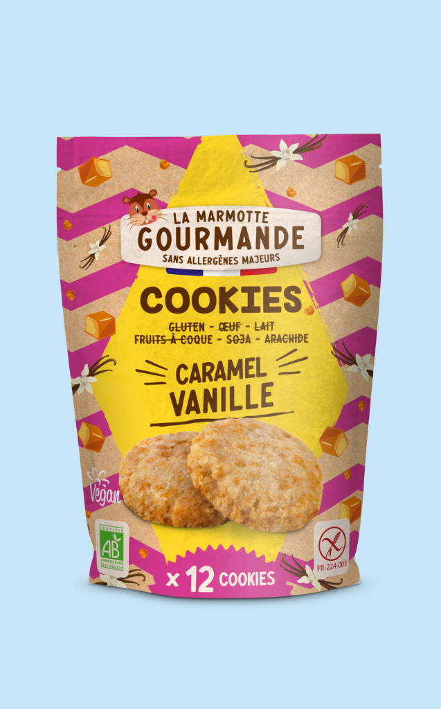 Cookies bio caramel et vanille