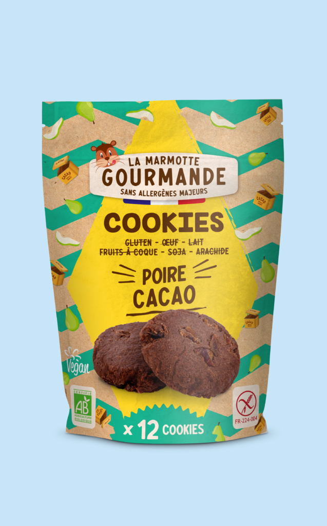 Cookies bio poire chocolat