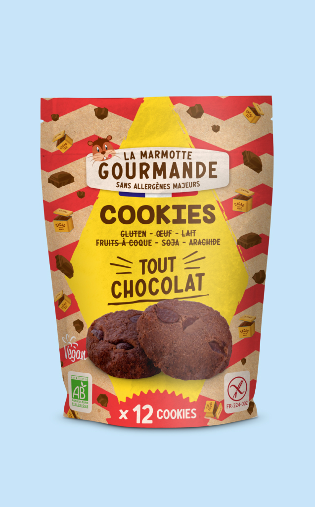 Cookies bio tout chocolat