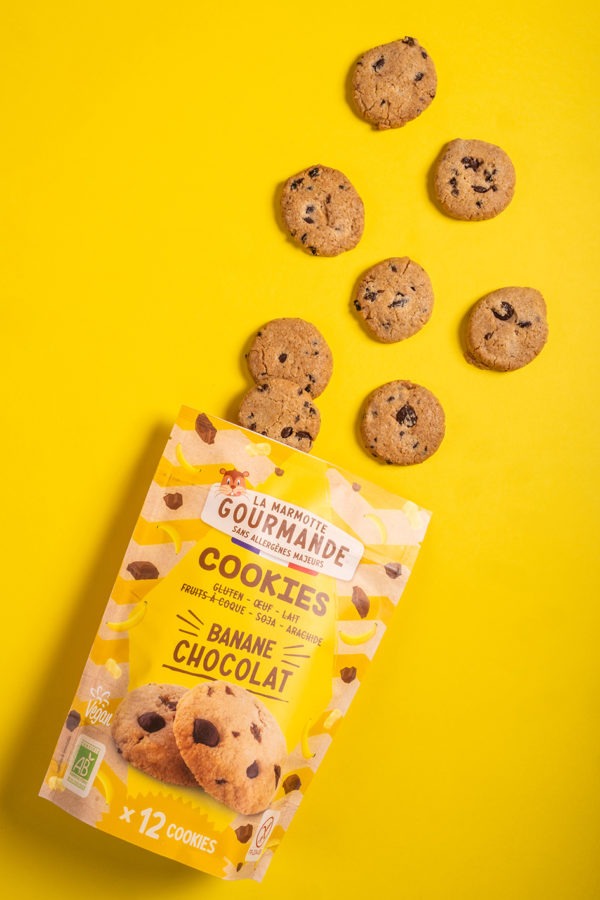 cookies banane chocolat sans allergene