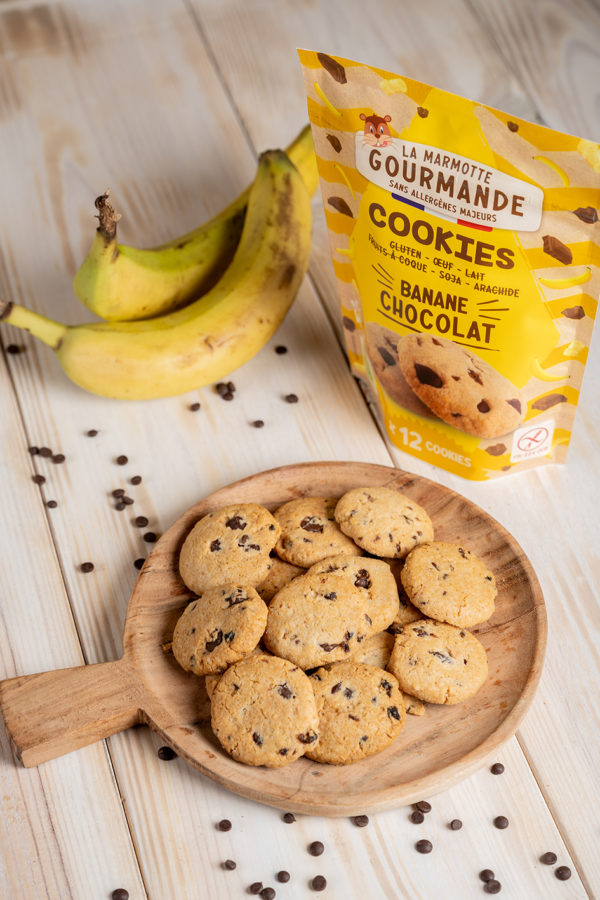 cookies banane chocolat sans gluten