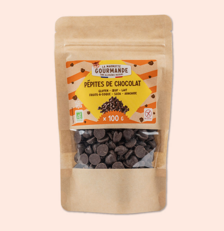 pépites chocolat sans lait