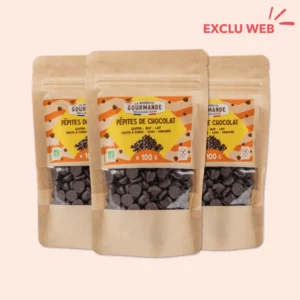 Pack 3 sachets pépites de chocolat sans lait sans allergènes majeurs (3x 100g)