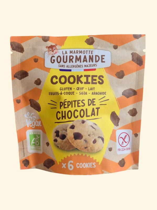 La Marmotte Gourmande - Cookies pépites de chocolat x6