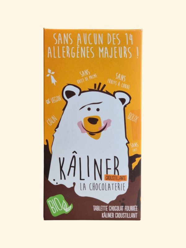 Kâliner - Tablette chocolat fourrée croustillante