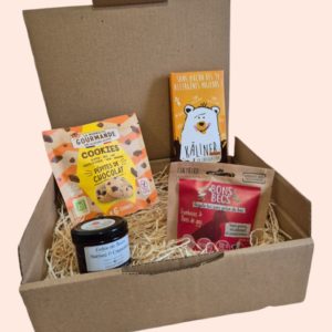 Coffret cadeau gourmand sans allergènes majeurs