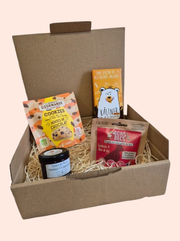 Coffret gourmand sans allergènes majeurs