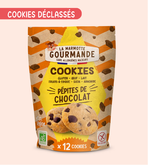 Cookies pépites de chocolat déclassés
