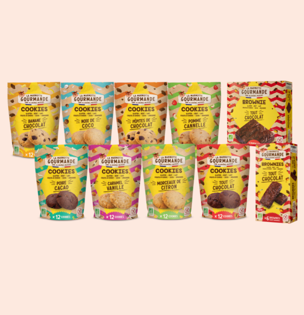 pack découverte gourmand cookies brownies sans gluten sans allergene
