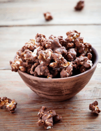 popcorn au chocolat sans lait gouter pour enfant allergique la marmotte gourmande