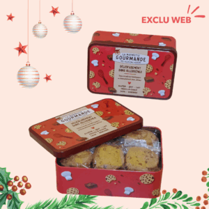 Boîte métal cookies pépites de chocolat