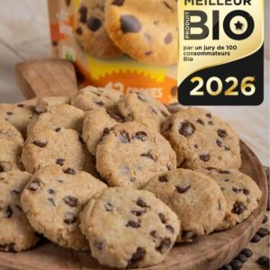 Boîte en métal cookies pépites de chocolat sans gluten vegan