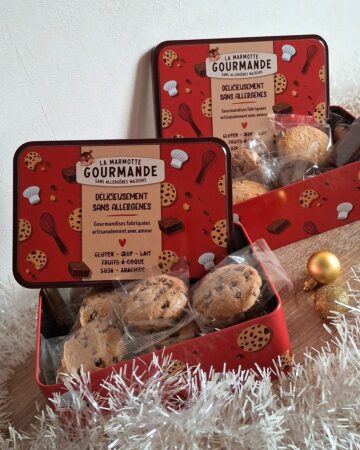 idée cadeau sans gluten sans lactose biscuits cookies la marmotte gourmande