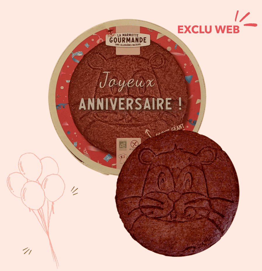 Cookies chocolat cadeau anniversaire sans gluten sans allergènes