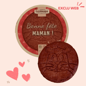 Cookie géant au chocolat sans gluten vegan | Boîte cadeau Bonne fête maman