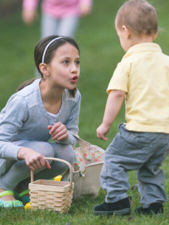 chasse aux œufs sereine malgré des allergies La marmotte gourmande
