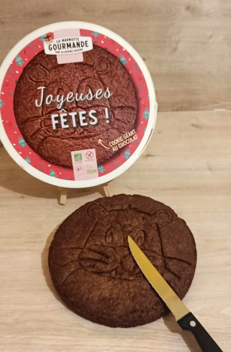 cookie chocolat sans gluten vegan cadeau noel