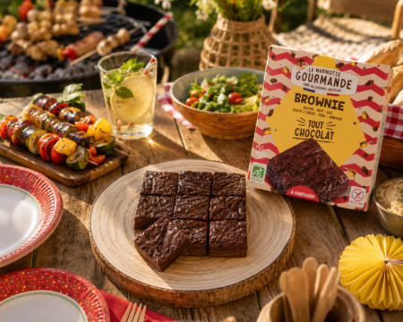 brownie vegan sans gluten Barbecue vegan et sans gluten la Marmotte Gourmande