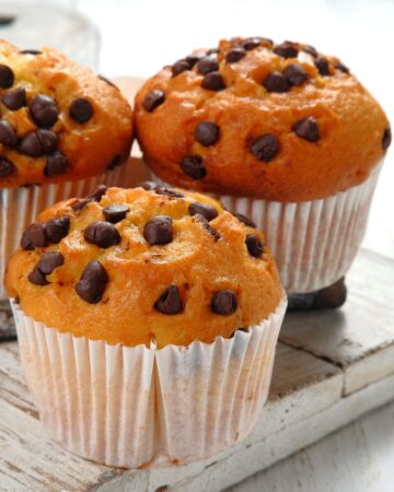 Lire la suite à propos de l’article Muffins sans gluten, sans œuf et vegan : recette moelleuse aux pépites de chocolat